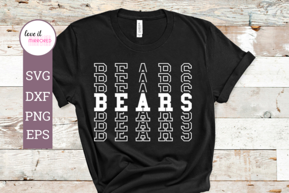 Bears Sport Team Graphics for Crafts and Branding