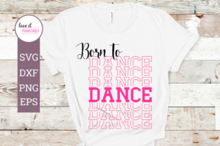 Born to Dance Mirror Word Graphics and Crafts
