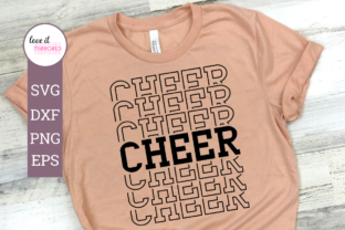 Cheer Mirror Word Cut File: Graphics and Crafts for Editorial Design