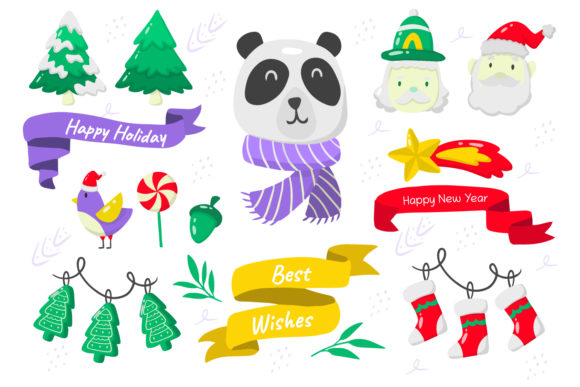 Christmas Elements Vol.11: Graphics & Illustrations for Holiday Design