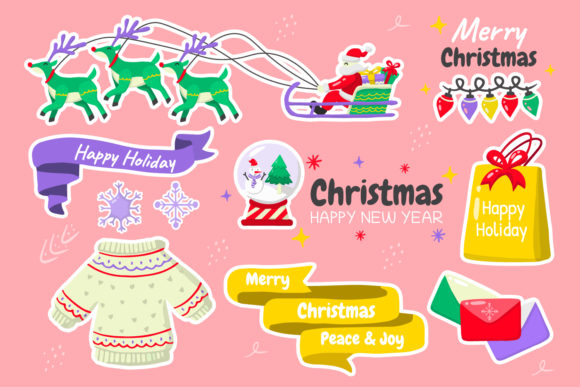 Christmas Elements Vol.4: Graphics and Illustrations for Holiday Campaigns