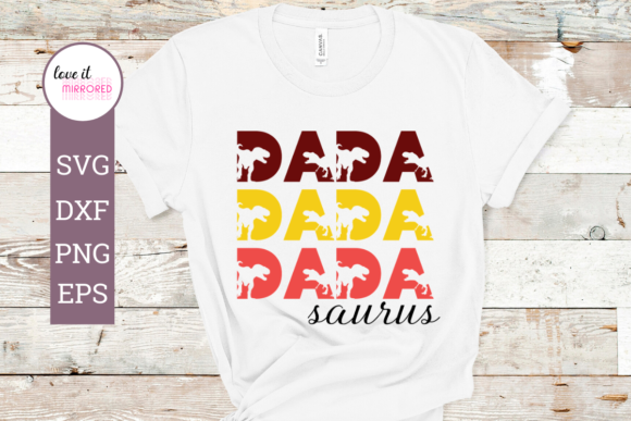 Dadasaurus Mirror Word Design: Graphics for Crafts