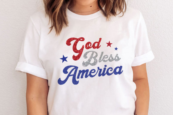 God Bless America 4th of July Graphics for Crafts
