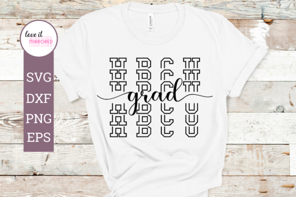 HBCU Grad Mirror Word Design Graphics