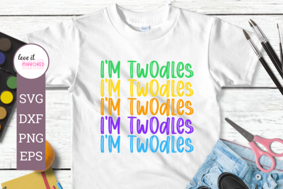I m Twodles Mirror Word Design: Graphics & Crafts