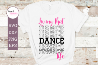 Living That Dance Life Mirror Word Graphics and Crafts