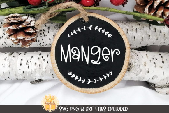 Manger - Christmas Ornament Graphics and Crafts