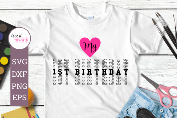 My 1st Birthday for Girls Design