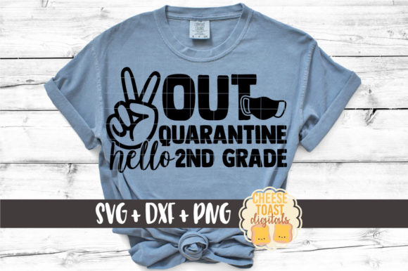 Peace out Quarantine Hello 2nd Grade Graphics and Crafts