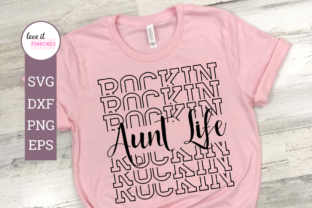 Rockin Aunt Life Mirror Word Graphics and Crafts