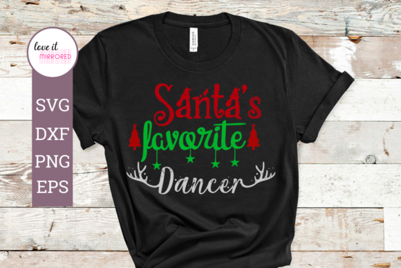 Santa's Favorite Dancer: Festive Graphics for Crafts