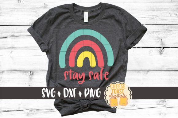 Stay Safe - Rainbow Graphics & Crafts