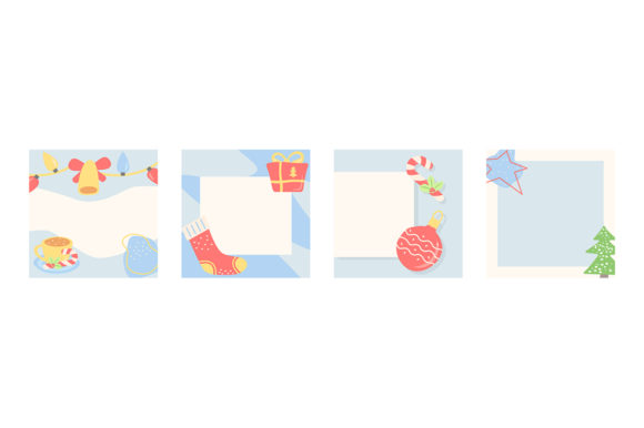 Winter Holiday Season Simple Post Template